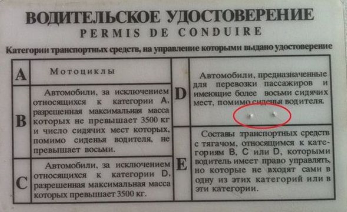 Имеет ли право управлять. Пометки на водительских правах. Метки на водительском удостоверении. Точки на водительских правах метка. Пометки на водительском удостоверении.